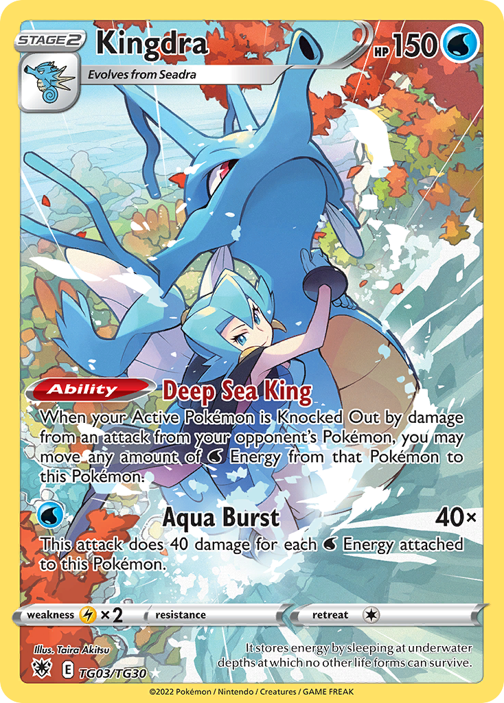 Astral Radiance Trainer Gallery Kingdra #TG3/30