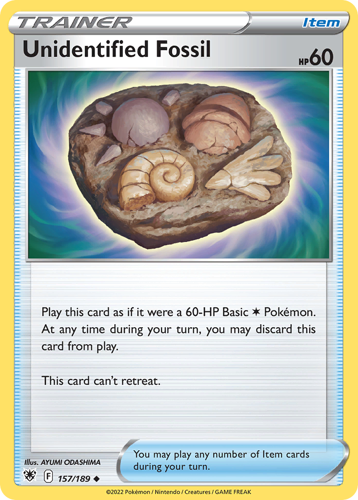 Astral Radiance Unidentified Fossil #157/189