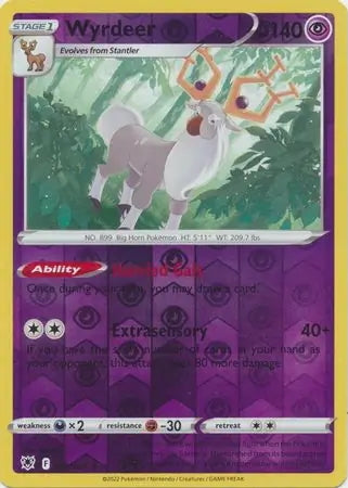 Astral Radiance Wyrdeer #69/189 reverse holo