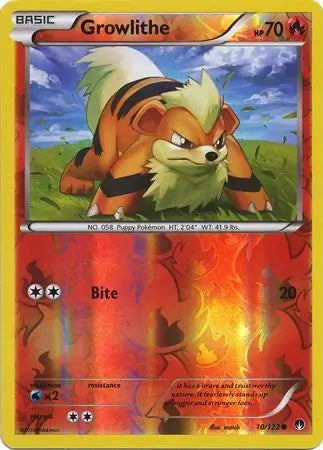 BREAKpoint Growlithe #10/122 reverse holo