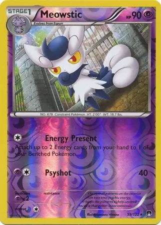 BREAKpoint Meowstic #59/122 reverse holo