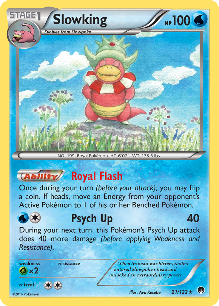 BREAKpoint Non- Holo Slowking #21/122