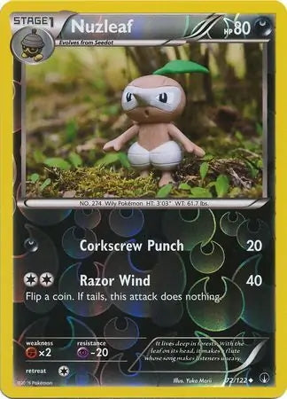 BREAKpoint Nuzleaf #72/122 reverse holo