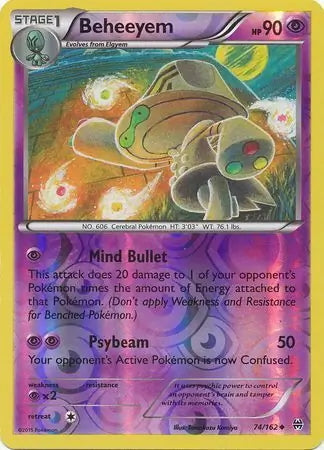 BREAKthrough Beheeyem #74/162 reverse holo