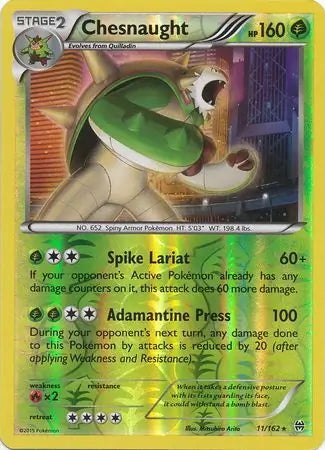 BREAKthrough Chesnaught #11/162 reverse holo