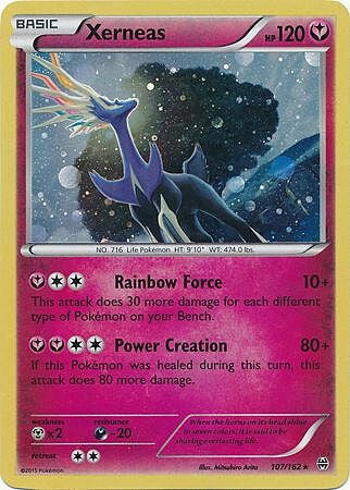 BREAKthrough Cosmos Holo Xerneas #107/162