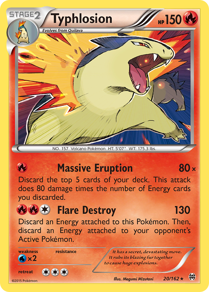BREAKthrough Holo Typhlosion #20/162