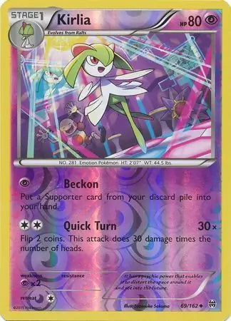 BREAKthrough Kirlia #69/162 reverse holo