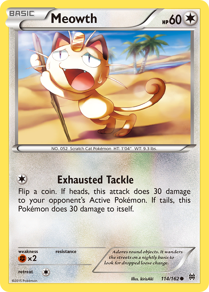 BREAKthrough Meowth #114/162