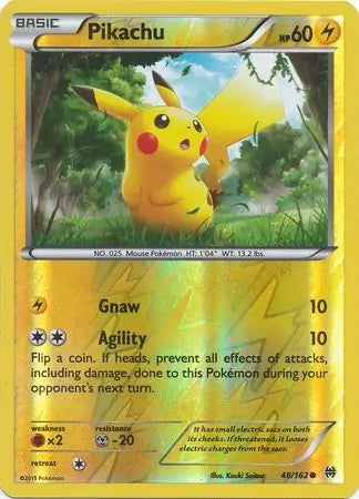 BREAKthrough Pikachu #48/162 reverse holo