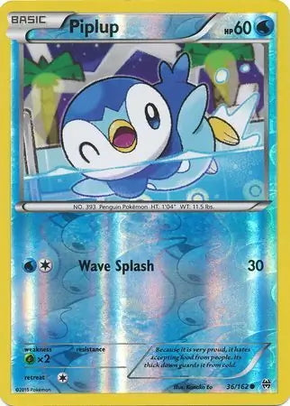BREAKthrough Piplup #36/162 reverse holo