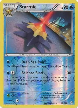 BREAKthrough Starmie #30/162 reverse holo