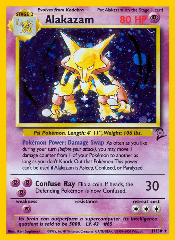 Base Set 2 Holo Alakazam #1/130