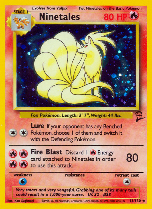 Base Set 2 Holo Ninetales #13/130