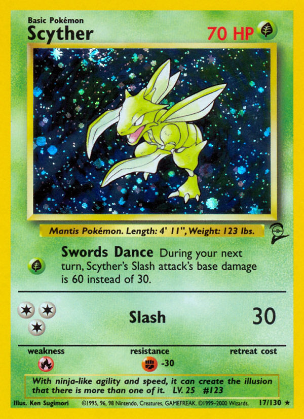 Base Set 2 Holo Scyther #17/130