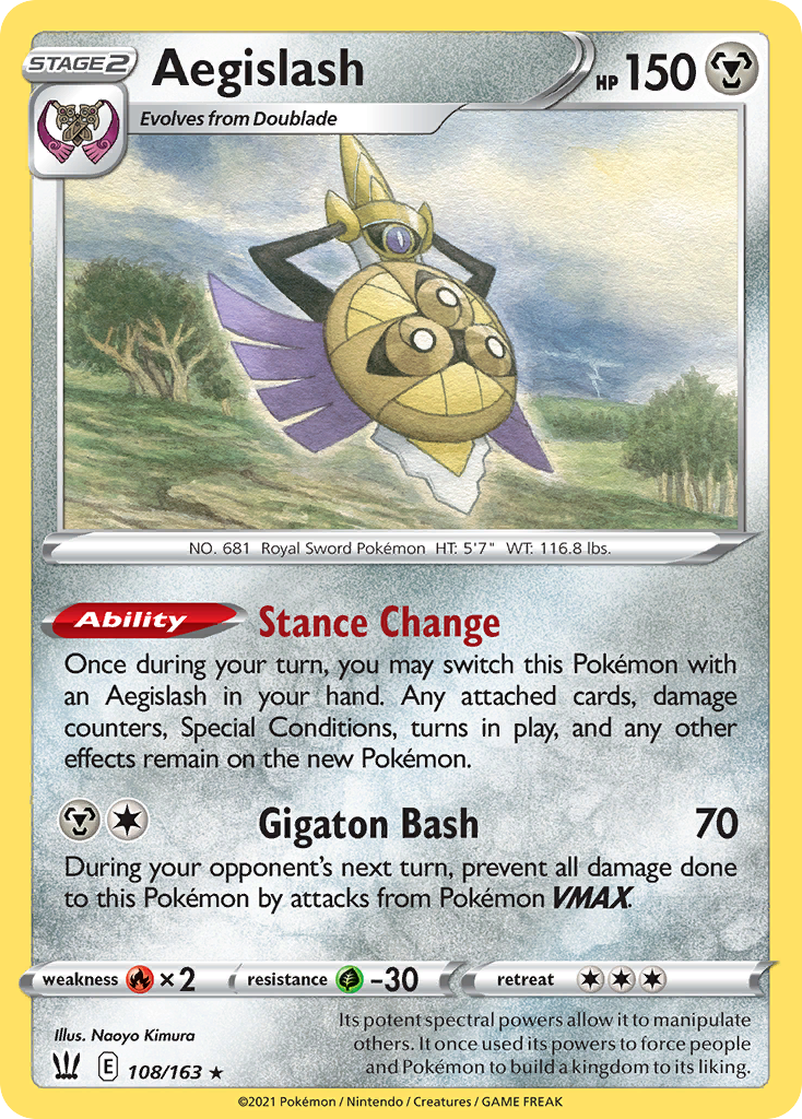 Battle Styles Aegislash #108/163