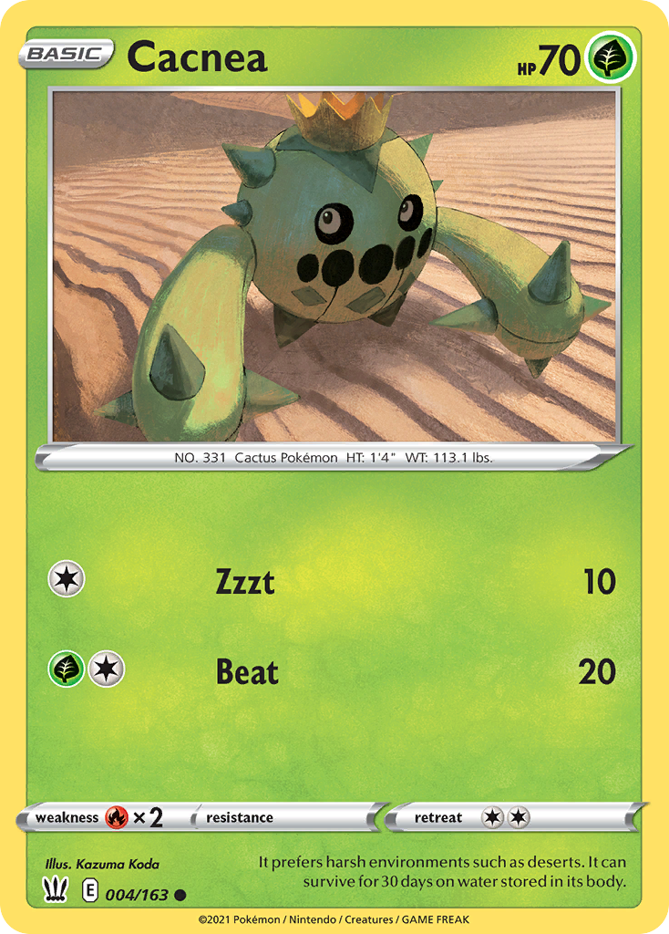 Battle Styles Cacnea #4/163