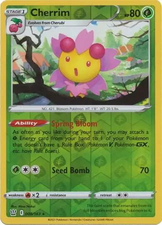 Battle Styles Cherrim #8/163 reverse holo