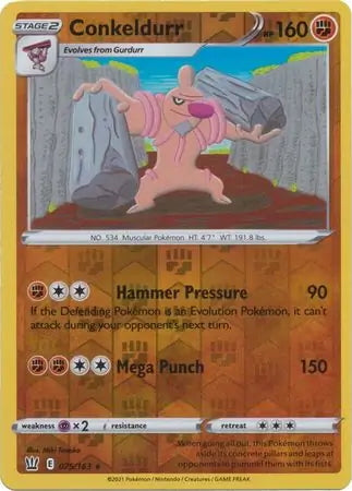 Battle Styles Conkeldurr #75/163 reverse holo