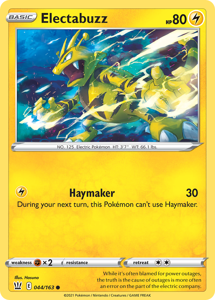 Battle Styles Electabuzz #44/163