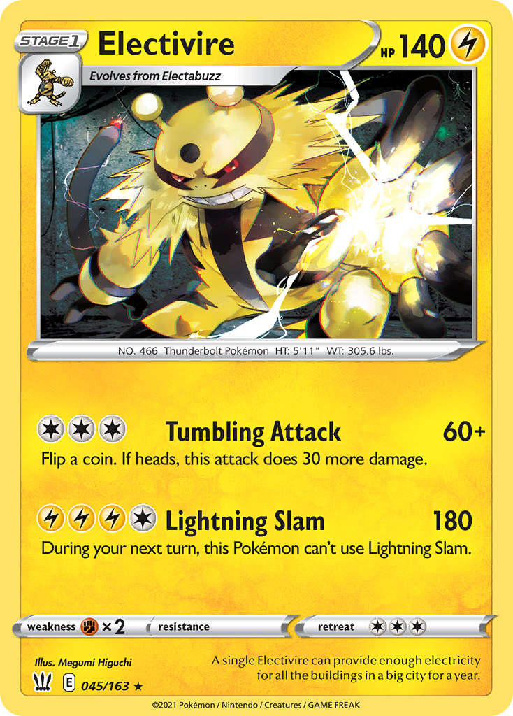 Battle Styles Electivire #45/163