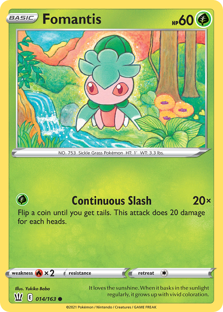 Battle Styles Fomantis #14/163