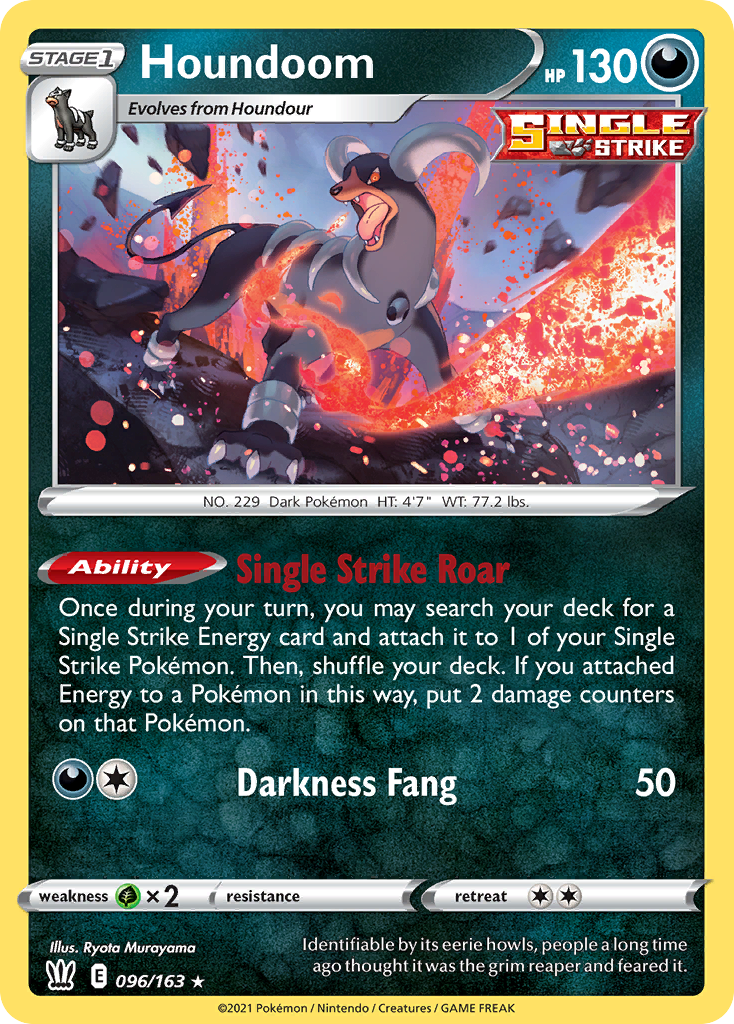 Battle Styles Houndoom #96/163