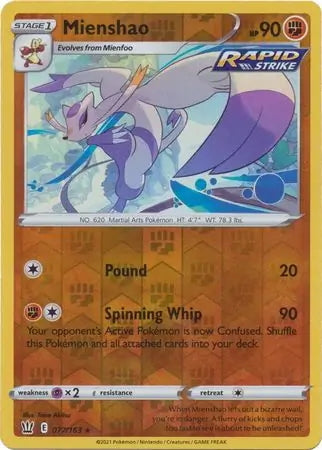 Battle Styles Mienshao #77/163 reverse holo