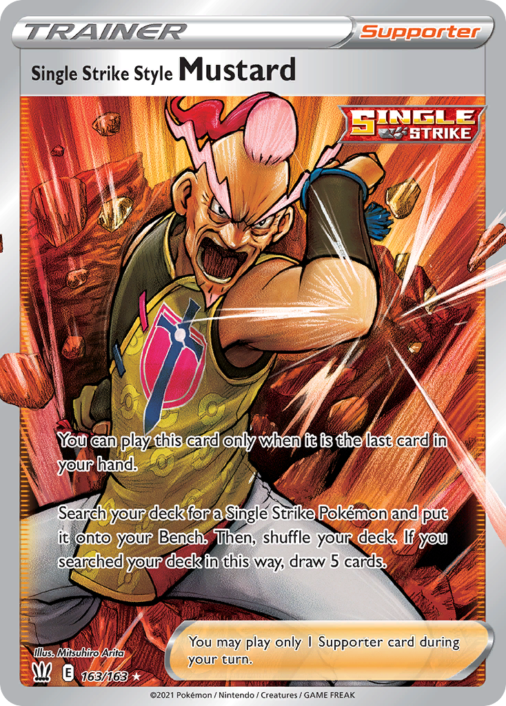 Battle Styles Single Strike Style Mustard #163/163