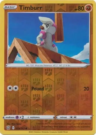 Battle Styles Timburr #73/163 reverse holo