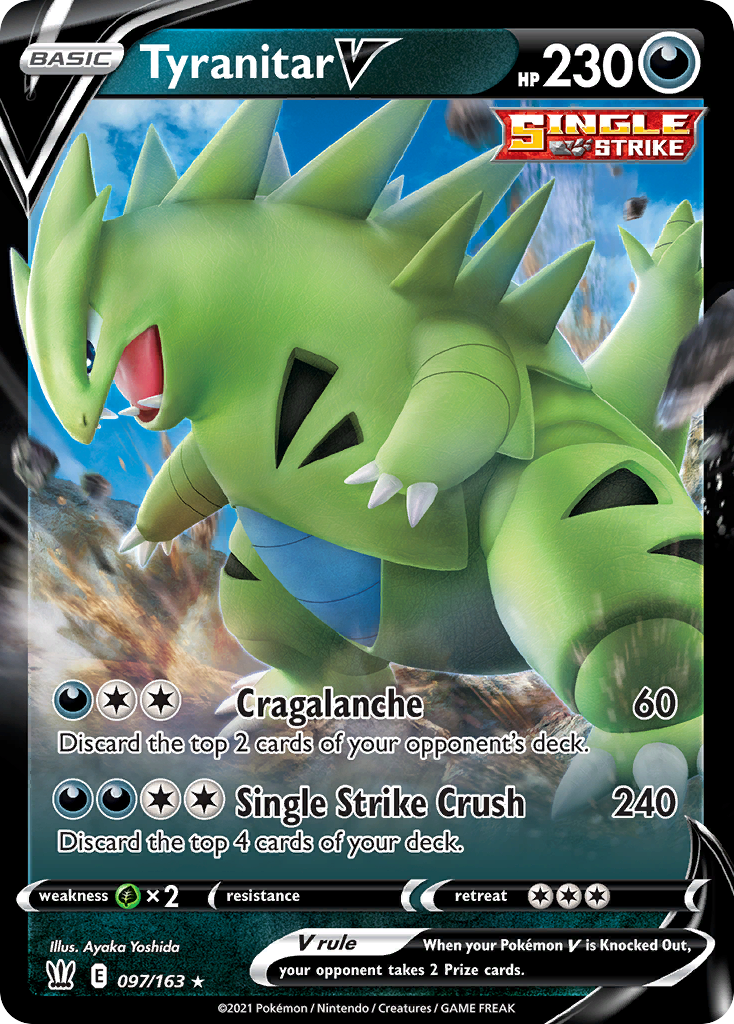 Battle Styles Tyranitar V #97/163