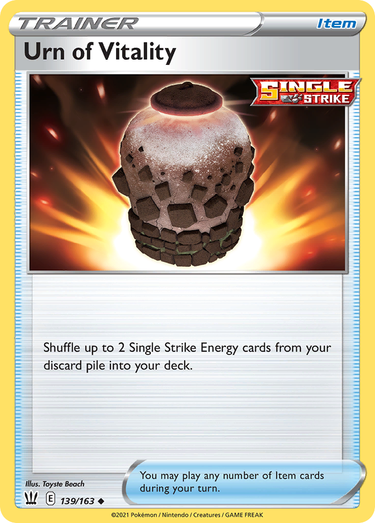 Battle Styles Urn of Vitality #139/163