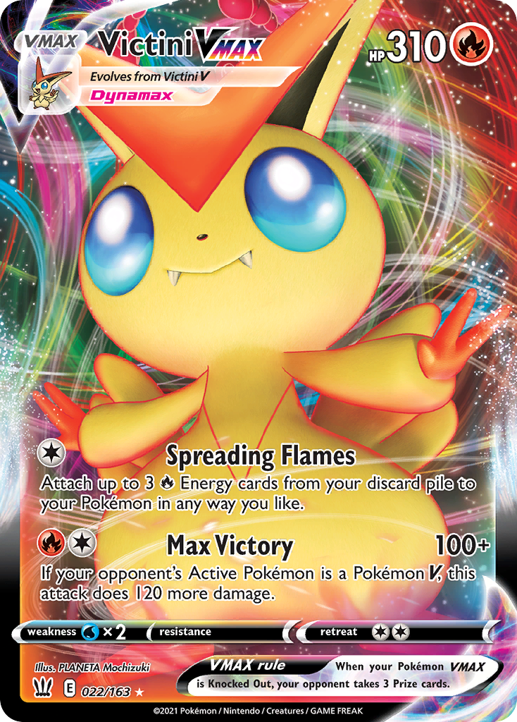 Battle Styles Victini VMAX #22/163