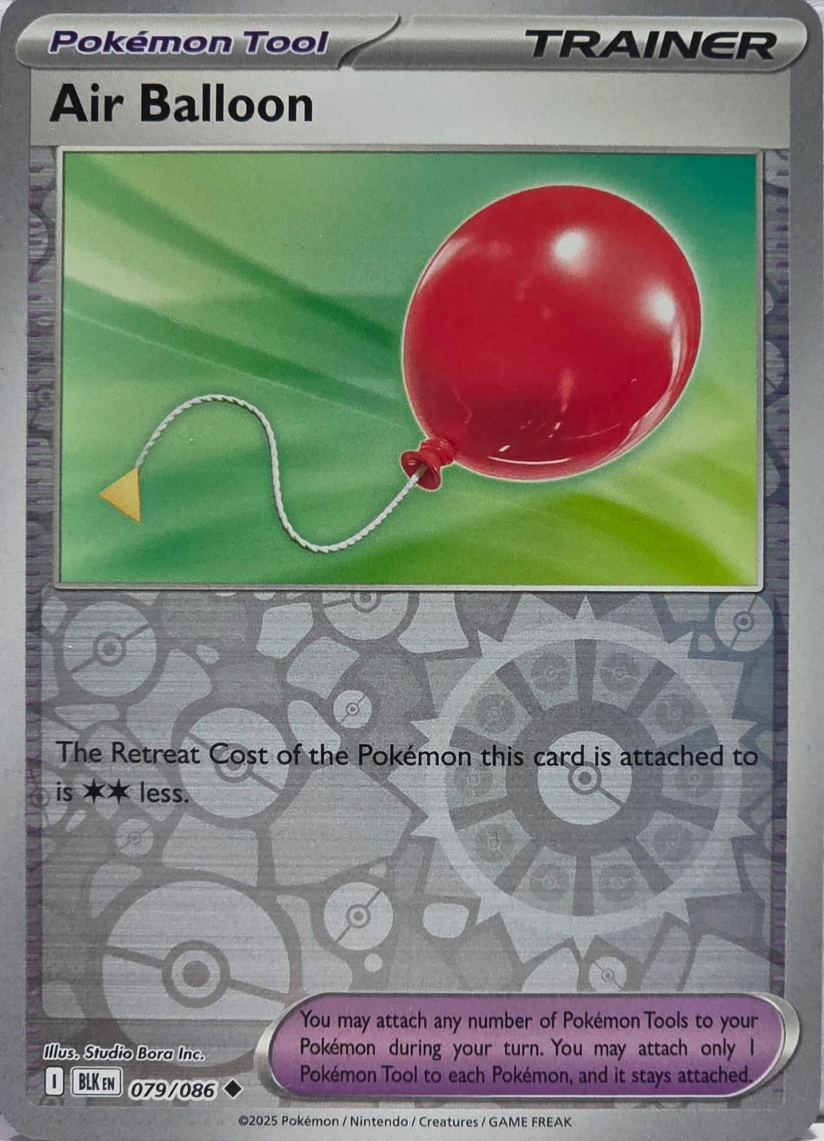 Black Bolt Air Balloon #79/86 reverse holo