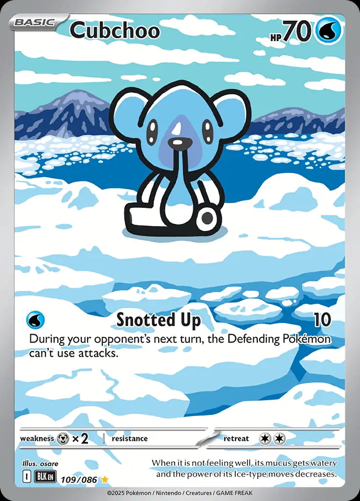 Black Bolt Cubchoo #109/86