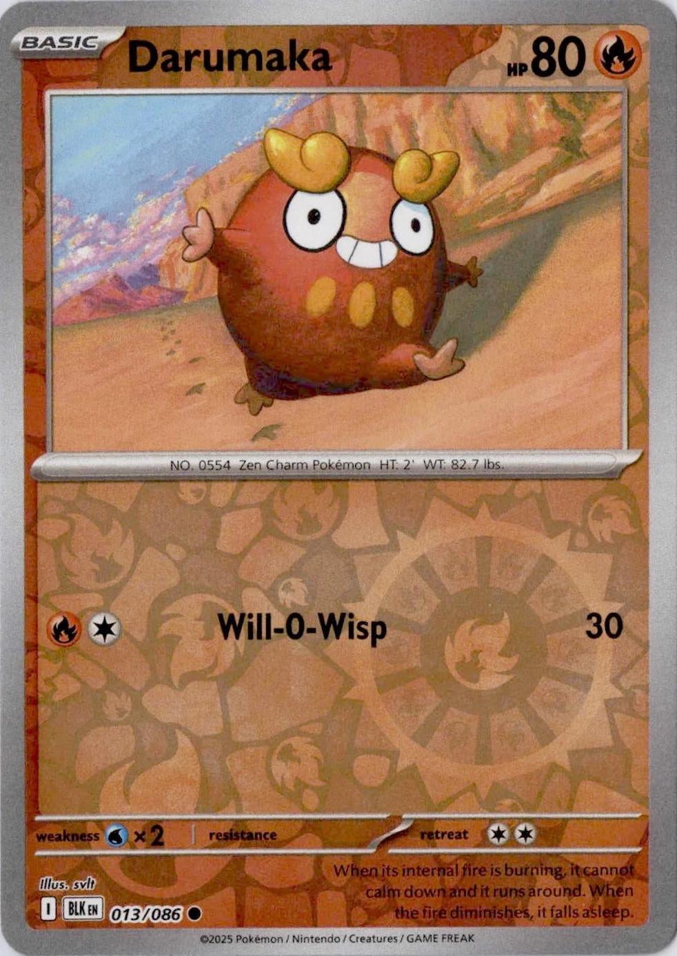 Black Bolt Darumaka #13/86 reverse holo
