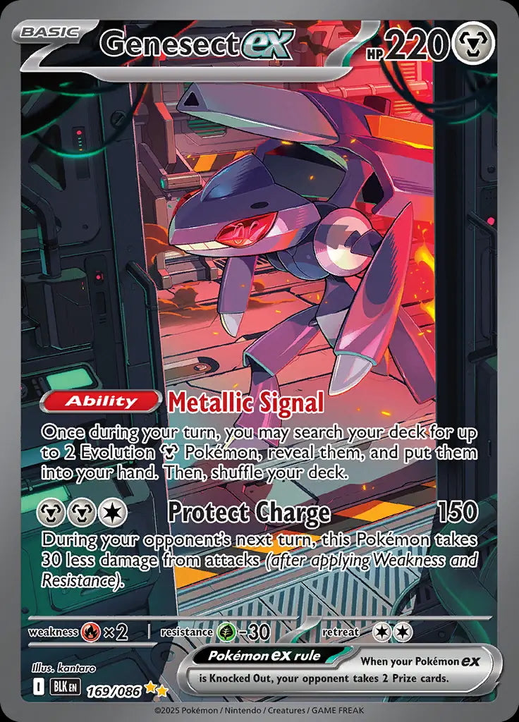 Black Bolt Genesect ex #169/86