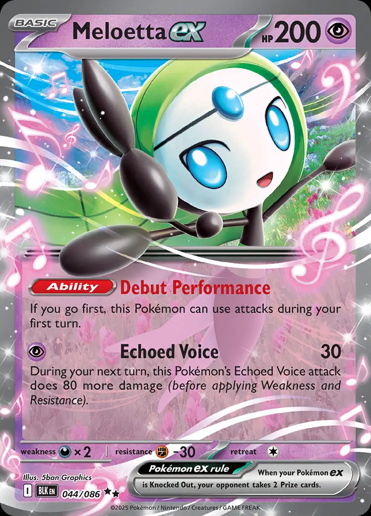 Black Bolt Meloetta EX #44/86
