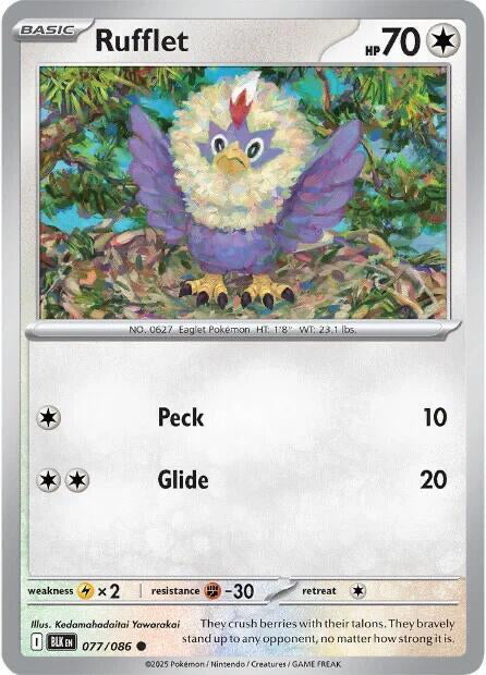Black Bolt Rufflet #77/86
