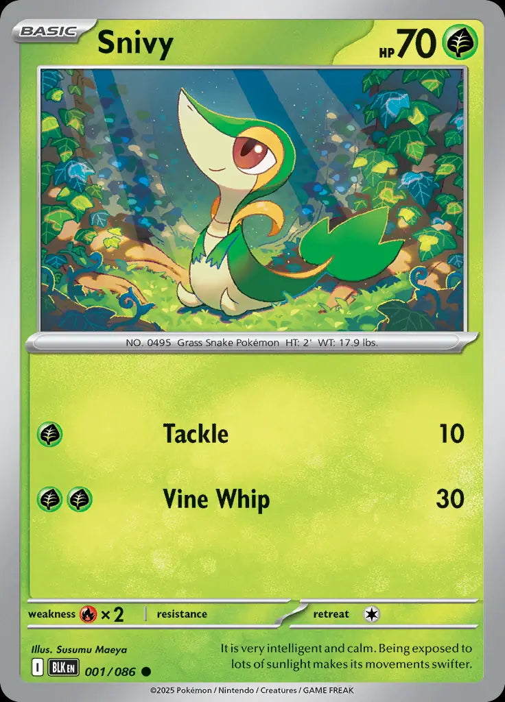Black Bolt Snivy #1/86