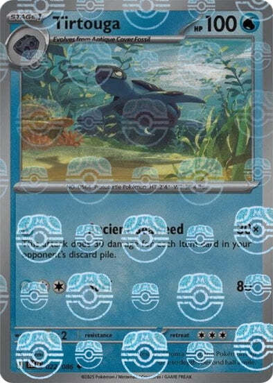 Black Bolt Tirtouga #22/86 Masterball Holo