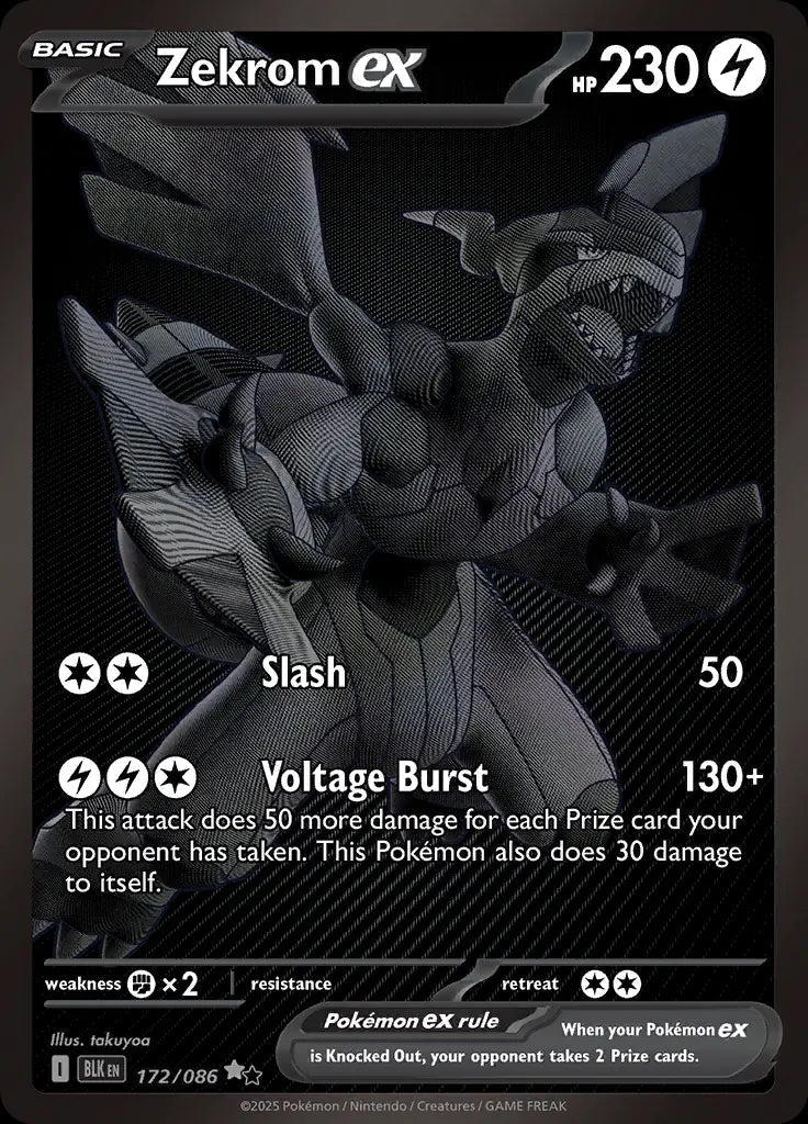 Black Bolt Zekrom EX #172/86
