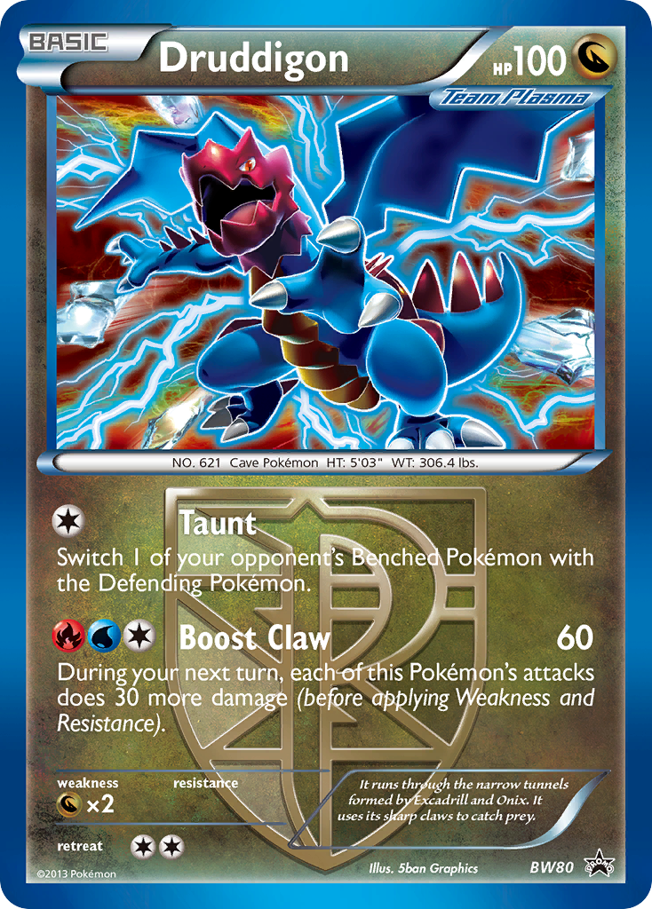 Black & White Promo Druddigon #80