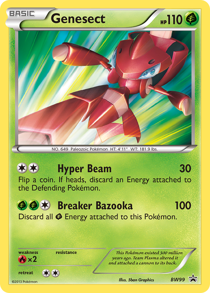 Black & White Promo Genesect #99