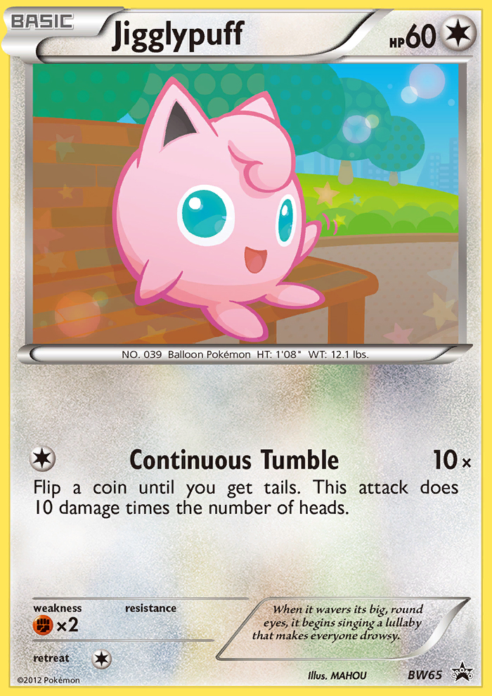 Black & White Promo Jigglypuff #65