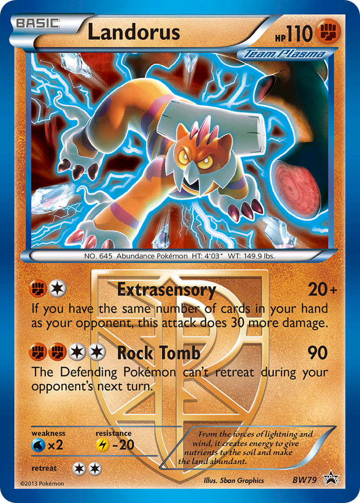 Black & White Promo Landorus #79