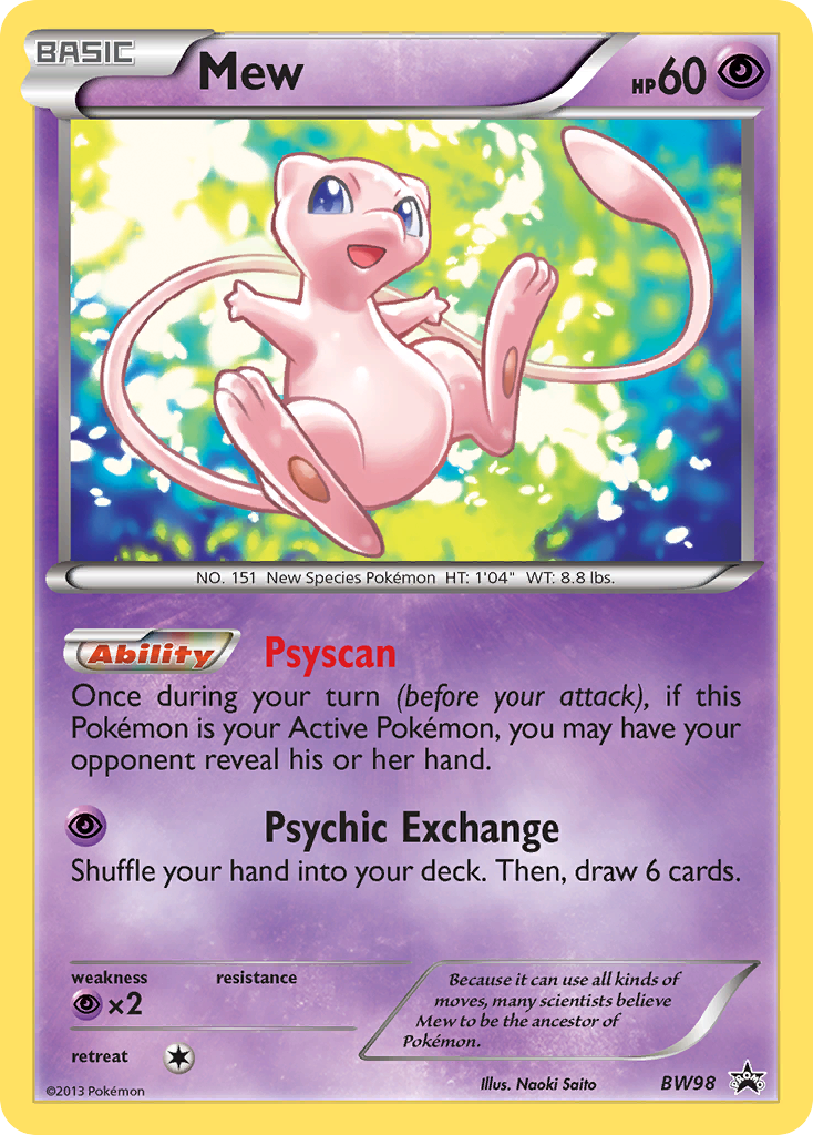 Black & White Promo Mew #98