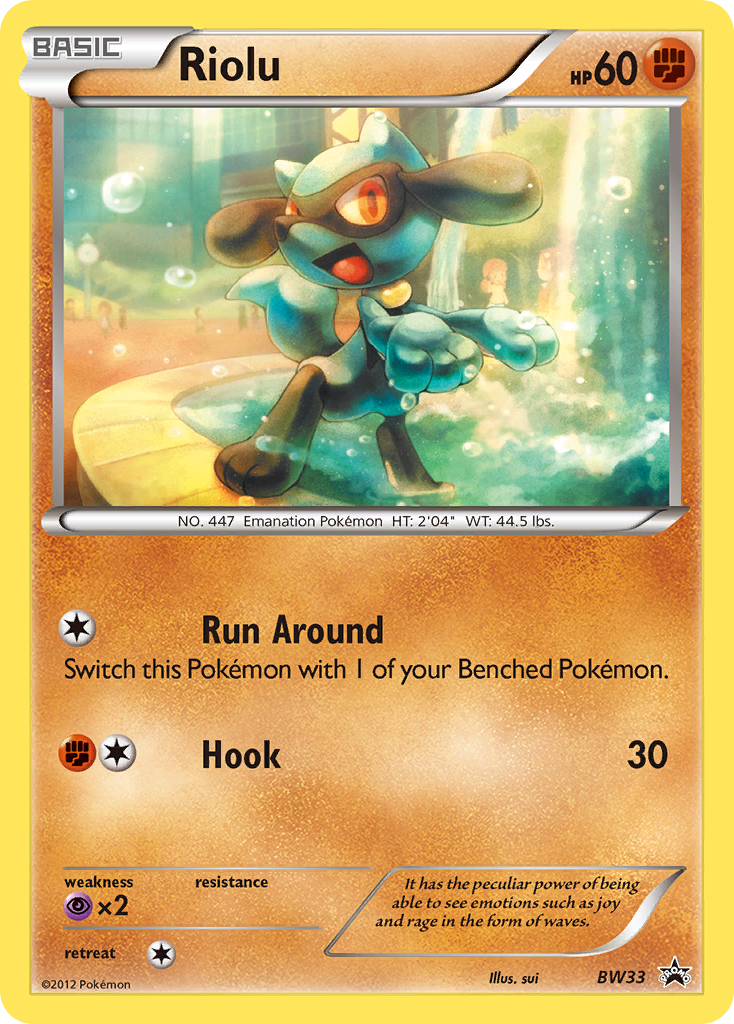 Black & White Promo Riolu #33