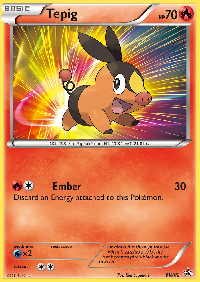 Black & White Promo Tepig #2