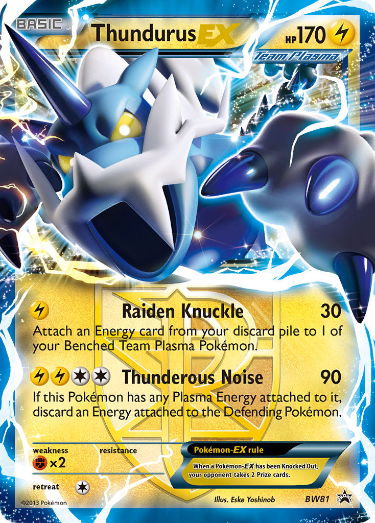 Black & White Promo Thundurus EX #81